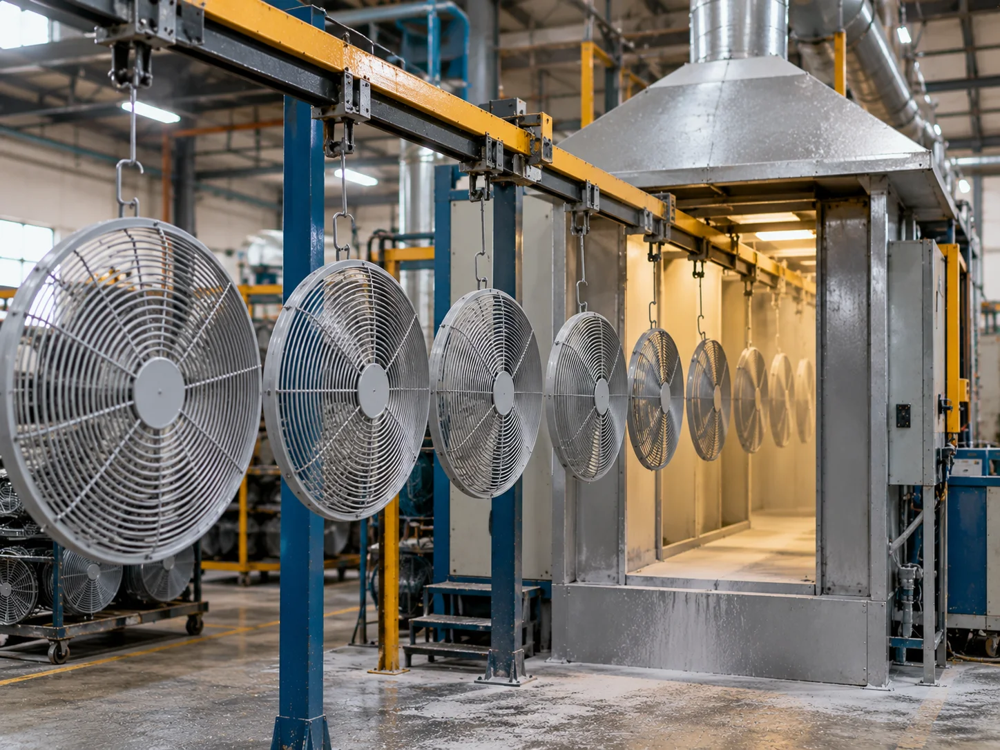 Powder Coating and Vacuum Annealing